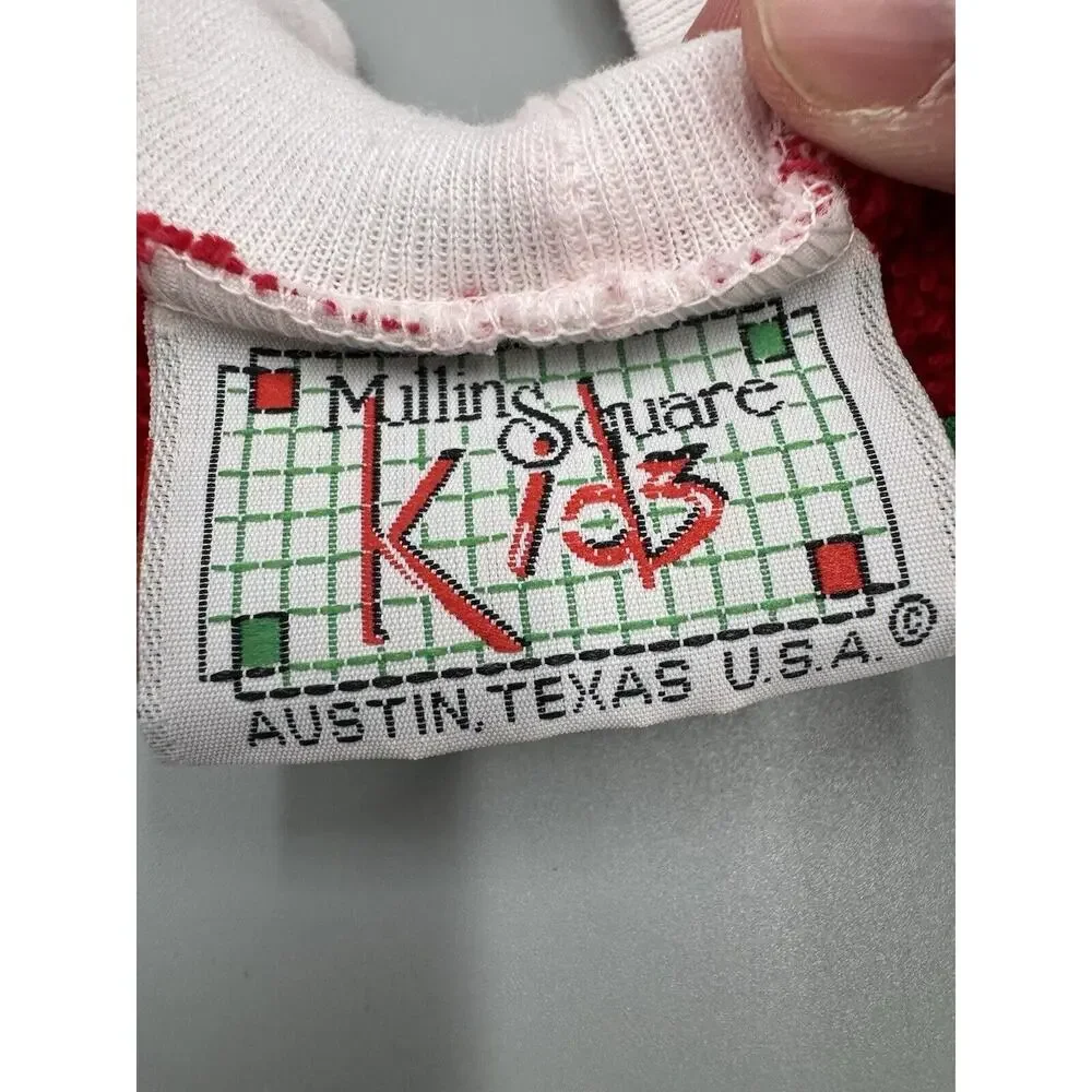 Vintage Pullover‎ Christmas CLOTH BIBS Mullin Square Kids Baby Bibs Set Of 2